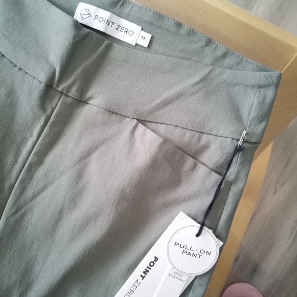 Point Zero Women's Olive Pantsuit - Picture 2 of 3